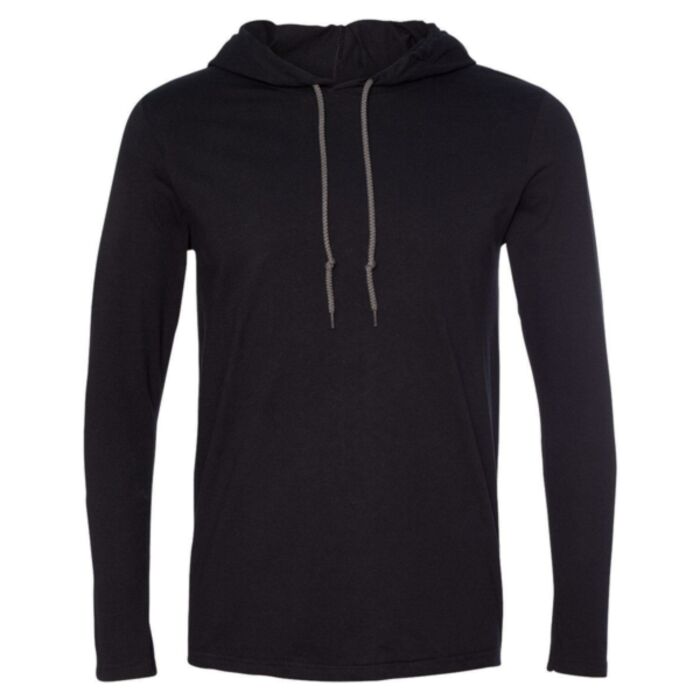 Unisex Softstyle® Lightweight Hooded Long Sleeve T-Shirt Thumbnail