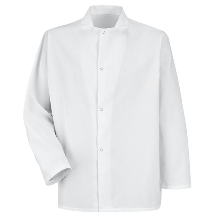 Men's Gripper-Front Short Butcher Coat Thumbnail