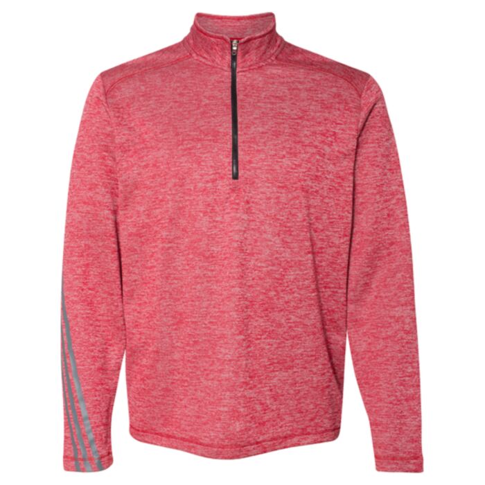Men's Brushed Terry Heathered Quarter-Zip Pullover Thumbnail