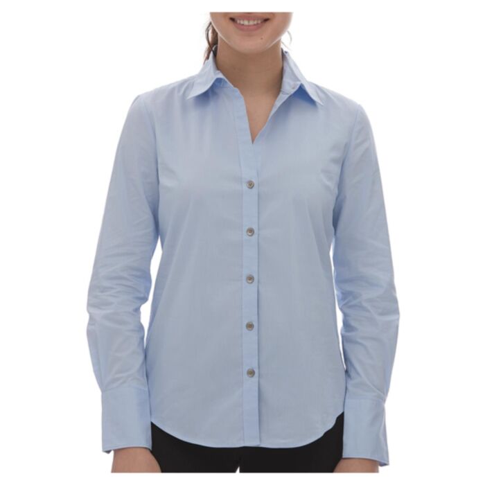 Women's Cotton Stretch Long Sleeve Shirt Thumbnail
