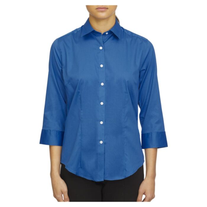 Women's Three-Quarter Sleeve Twill Shirt Thumbnail