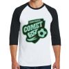 Heavy Cotton ™ 3/4 Sleeve Raglan T Shirt Thumbnail