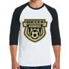 Heavy Cotton ™ 3/4 Sleeve Raglan T Shirt Thumbnail