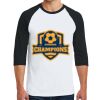 Heavy Cotton ™ 3/4 Sleeve Raglan T Shirt Thumbnail
