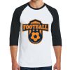 Heavy Cotton ™ 3/4 Sleeve Raglan T Shirt Thumbnail