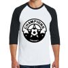 Heavy Cotton ™ 3/4 Sleeve Raglan T Shirt Thumbnail