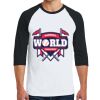 Heavy Cotton ™ 3/4 Sleeve Raglan T Shirt Thumbnail