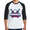 Heavy Cotton ™ 3/4 Sleeve Raglan T Shirt Thumbnail