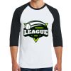 Heavy Cotton ™ 3/4 Sleeve Raglan T Shirt Thumbnail