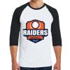 Heavy Cotton ™ 3/4 Sleeve Raglan T Shirt Thumbnail