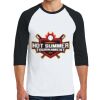 Heavy Cotton ™ 3/4 Sleeve Raglan T Shirt Thumbnail