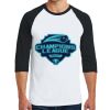 Heavy Cotton ™ 3/4 Sleeve Raglan T Shirt Thumbnail
