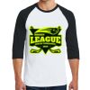 Heavy Cotton ™ 3/4 Sleeve Raglan T Shirt Thumbnail