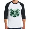 Heavy Cotton ™ 3/4 Sleeve Raglan T Shirt Thumbnail