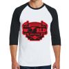 Heavy Cotton ™ 3/4 Sleeve Raglan T Shirt Thumbnail