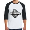 Heavy Cotton ™ 3/4 Sleeve Raglan T Shirt Thumbnail