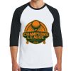 Heavy Cotton ™ 3/4 Sleeve Raglan T Shirt Thumbnail