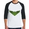 Heavy Cotton ™ 3/4 Sleeve Raglan T Shirt Thumbnail