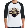 Heavy Cotton ™ 3/4 Sleeve Raglan T Shirt Thumbnail