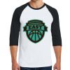 Heavy Cotton ™ 3/4 Sleeve Raglan T Shirt Thumbnail