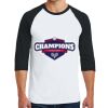 Heavy Cotton ™ 3/4 Sleeve Raglan T Shirt Thumbnail