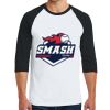 Heavy Cotton ™ 3/4 Sleeve Raglan T Shirt Thumbnail