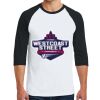 Heavy Cotton ™ 3/4 Sleeve Raglan T Shirt Thumbnail