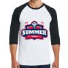 Heavy Cotton ™ 3/4 Sleeve Raglan T Shirt Thumbnail