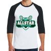 Heavy Cotton ™ 3/4 Sleeve Raglan T Shirt Thumbnail