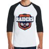Heavy Cotton ™ 3/4 Sleeve Raglan T Shirt Thumbnail