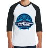 Heavy Cotton ™ 3/4 Sleeve Raglan T Shirt Thumbnail