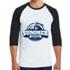 Heavy Cotton ™ 3/4 Sleeve Raglan T Shirt Thumbnail