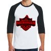 Heavy Cotton ™ 3/4 Sleeve Raglan T Shirt Thumbnail