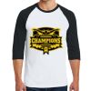Heavy Cotton ™ 3/4 Sleeve Raglan T Shirt Thumbnail