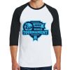 Heavy Cotton ™ 3/4 Sleeve Raglan T Shirt Thumbnail
