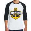 Heavy Cotton ™ 3/4 Sleeve Raglan T Shirt Thumbnail