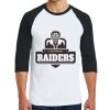 Heavy Cotton ™ 3/4 Sleeve Raglan T Shirt Thumbnail