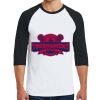 Heavy Cotton ™ 3/4 Sleeve Raglan T Shirt Thumbnail