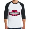 Heavy Cotton ™ 3/4 Sleeve Raglan T Shirt Thumbnail