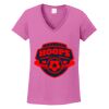 Women's Heavy Cotton 100% Cotton V Neck T Shirt Thumbnail