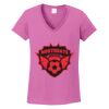 Women's Heavy Cotton 100% Cotton V Neck T Shirt Thumbnail