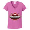 Women's Heavy Cotton 100% Cotton V Neck T Shirt Thumbnail