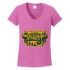 Women's Heavy Cotton 100% Cotton V Neck T Shirt Thumbnail