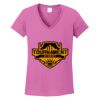 Women's Heavy Cotton 100% Cotton V Neck T Shirt Thumbnail