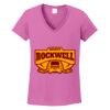 Women's Heavy Cotton 100% Cotton V Neck T Shirt Thumbnail