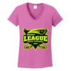 Women's Heavy Cotton 100% Cotton V Neck T Shirt Thumbnail