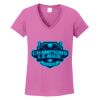 Women's Heavy Cotton 100% Cotton V Neck T Shirt Thumbnail
