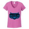 Women's Heavy Cotton 100% Cotton V Neck T Shirt Thumbnail