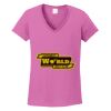 Women's Heavy Cotton 100% Cotton V Neck T Shirt Thumbnail