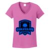 Women's Heavy Cotton 100% Cotton V Neck T Shirt Thumbnail